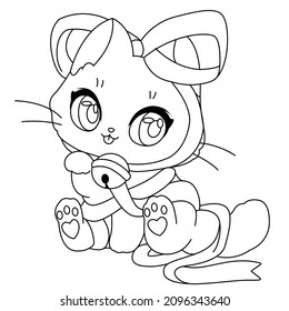 HD printable caticorn and cat unicorn or anime cat coloring pages for children kids and adults. Children coloring pages, caticorn coloring pages, learning for kids. Cat Vector