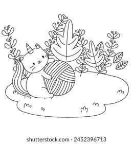 HD printable caticorn and cat unicorn or anime cat coloring pages for children kids and adults. Children coloring pages, caticorn coloring pages, learning for kids. Cat Vector

 svg