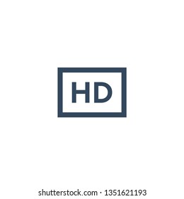 HD resolution icon for web and mobile