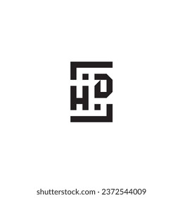 HD square concept retro logo in high quality professional design that will print well across any print media