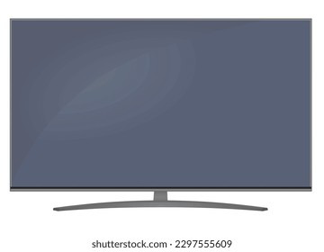 HD television monitor. vector illustration