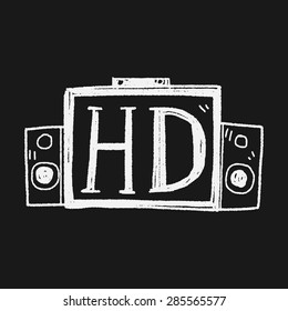 HD TV doodle