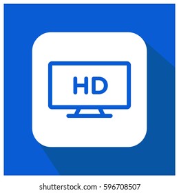 hd tv vector icon