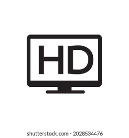 HD. Vector for High definition monitor quality. Suitable for code on movie shows. Editable and color changeable.