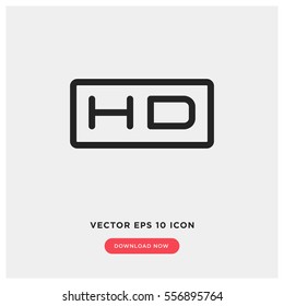 hd vector icon