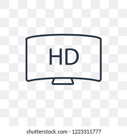 HD vector outline icon isolated on transparent background, high quality linear HD transparency concept can be used web and mobile