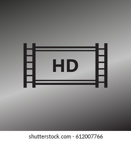 HD video icon