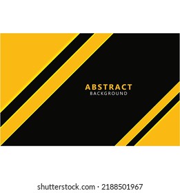 HD Wallpaper Abstract Black And Yellow Background, Vector, Colorful, Abstract, Backgroun