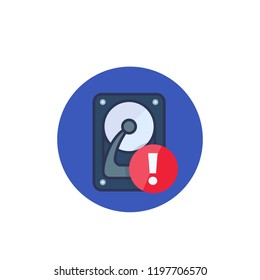 HDD, hard drive notification icon