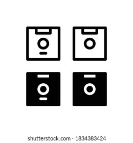 Paquete de iconos de disco duro en los pasos 8