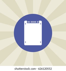 hdd icon. sign design. background