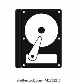 HDD icon in simple style isolated on white background
