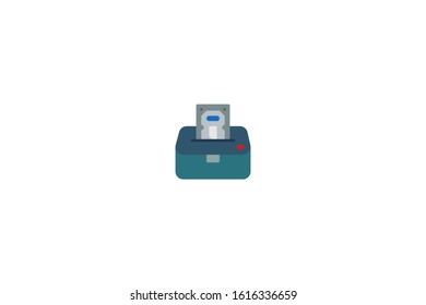 Hdd icon in trendy flat style isolated on white background vector illustration