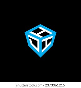HDI letter logo vector design, HDI simple and modern logo. HDI luxurious alphabet design  
