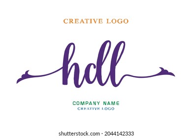 HDL lettering logo is simple, easy to understand and authoritative