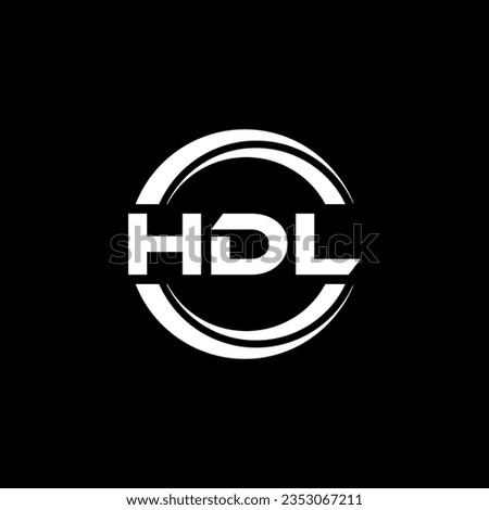 HDL Logo Design, Inspiration for a Unique Identity. Modern Elegance and Creative Design. Watermark Your Success with the Striking this Logo.