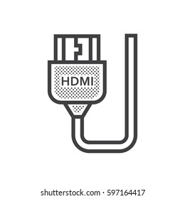HDMI Adapter icon Dotted Style