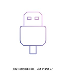 Hdmi Cable icon. Computer hardware icon design. vector graphic