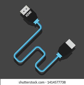 HDMI cable  (Socket and connector for pc and mobile devices)