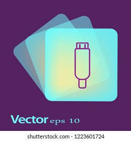 HDMI cable.Vector. Icon.