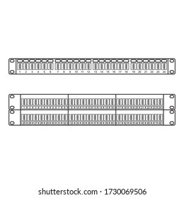 HDMI High-Density Feed Through Patch Panel