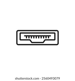 HDMI icon Black and white logo