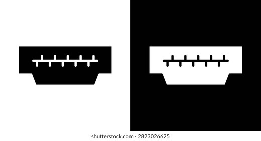 HDMI icon minimal art kit. EPS10.