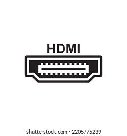 hdmi icon , plug icon vector