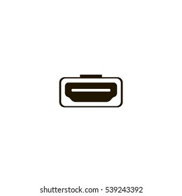 hdmi icon. sign design