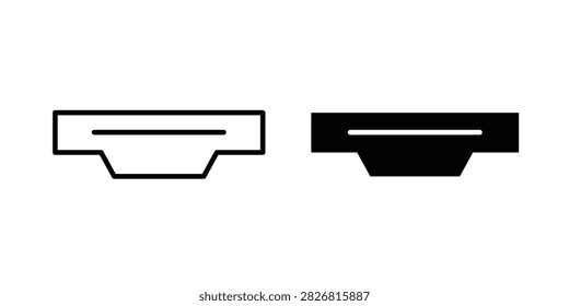 HDMI icon simple artwork collection. EPS10