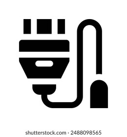 hdmi icon. vector glyph icon for your website, mobile, presentation, and logo design.