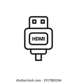 HDMI icon in vector. Logotype