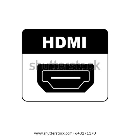 hdmi port icon.