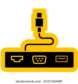 HDMI Port Icon, Monitor, connector