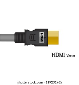 HDMI signal Test Television of Vector