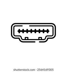 Hdmi socket - marking icon