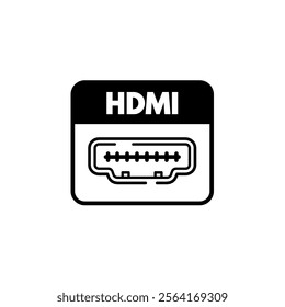 Hdmi socket - marking icon