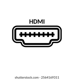 Hdmi socket - marking icon