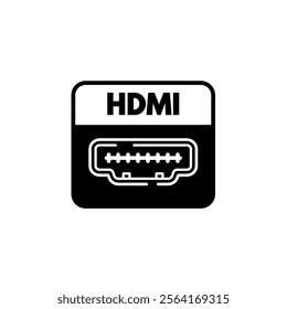 Hdmi socket - marking icon