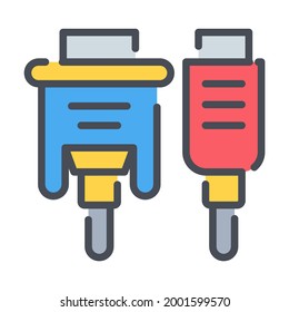 HDMI vector Icon-  Modern style high quality vector illustration.