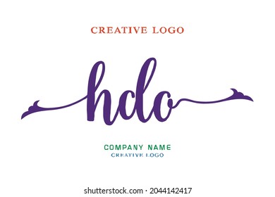HDO lettering logo is simple, easy to understand and authoritative