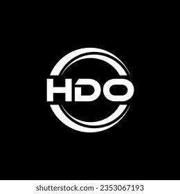HDO Logo Design, Inspiration for a Unique Identity. Modern Elegance and Creative Design. Watermark Your Success with the Striking this Logo.