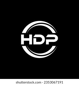 HDP Logo Design, Inspiration for a Unique Identity. Modern Elegance and Creative Design. Watermark Your Success with the Striking this Logo.