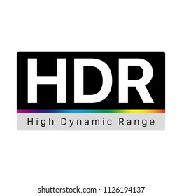 HDR - High Dynamic Range Symbol