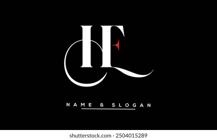 HE, EH Abstract Letters Logo Monogram