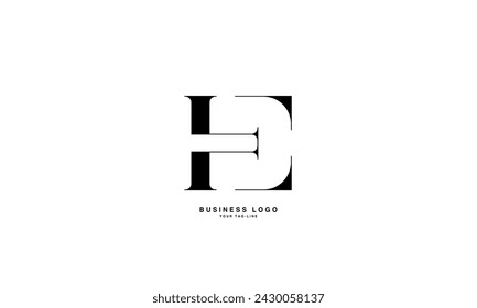 HE, EH, H, E, Abstract Letters Logo Monogram