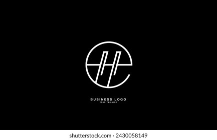 HE, EH, H, E, Abstract Letters Logo Monogram