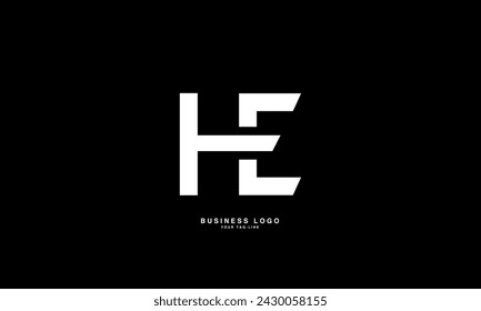 HE, EH, H, E, Abstract Letters Logo Monogram