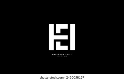 HE, EH, H, E, Abstract Letters Logo Monogram