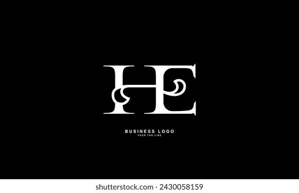 HE, EH, H, E, Abstract Letters Logo Monogram